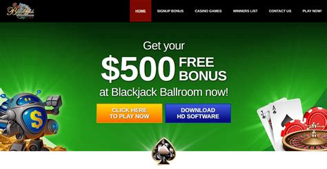 Blackjack ballroom casino bonus
